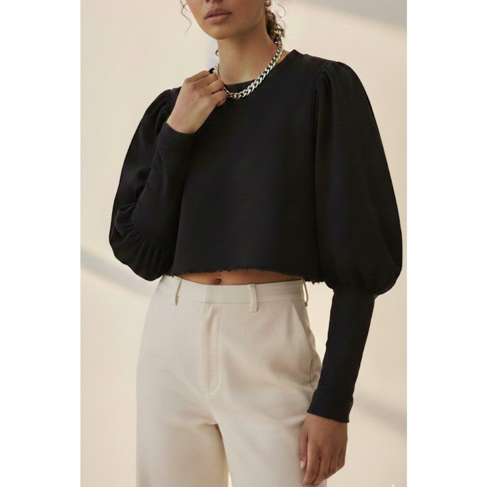 ULLA JOHNSON Philo Puff-Sleeve Pullover